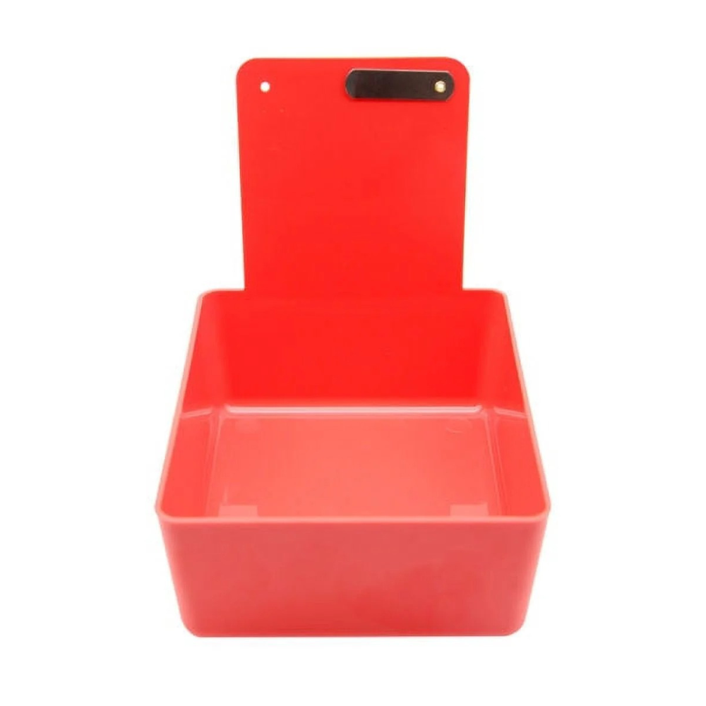 Plasdent 207MLP-5P Plastic Lab Pan With Metal Clip 7-1/16