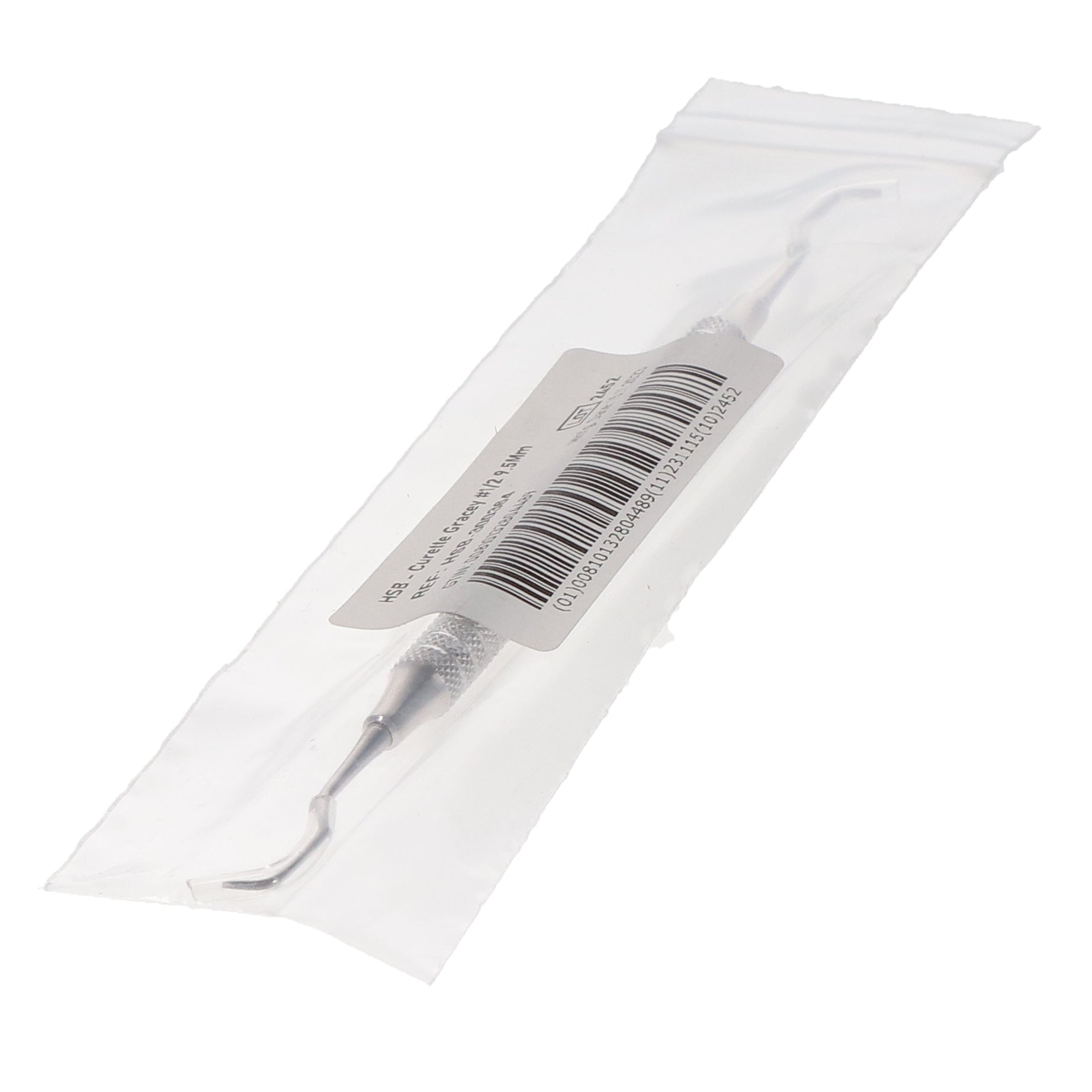 House Brand Dentistry 300364 HSB Double End #1/2 Gracey Dental Curette 9.5mm