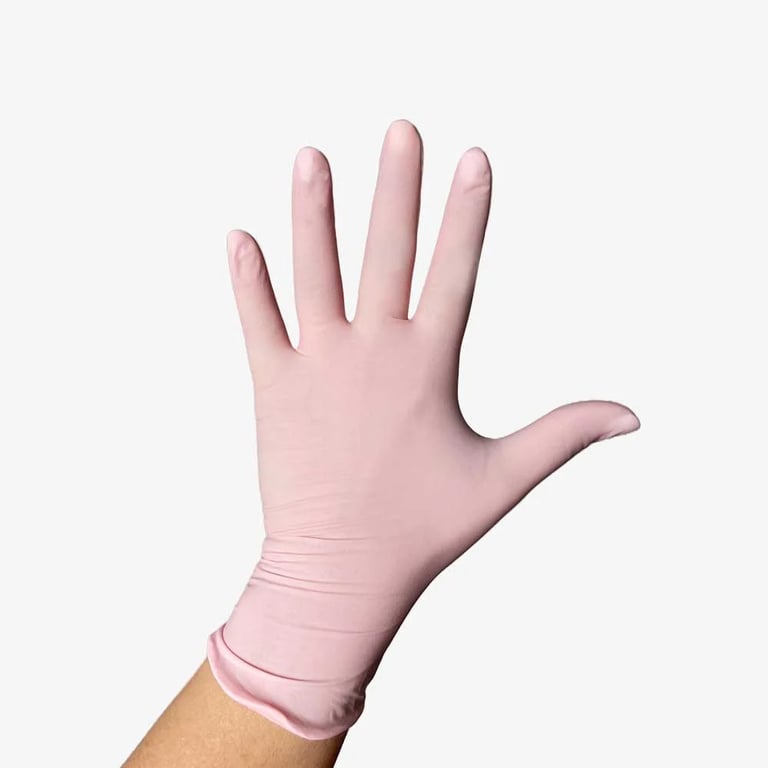 Plak Smacker 22503 Perfect Touch Latex Exam Gloves Medium Pink Cherry Flavored 100/Pk