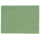 House Brand Dentistry 109235 HSB Dental Patient Bibs 3+1 Ply 13" X 18" Green 500/Bx