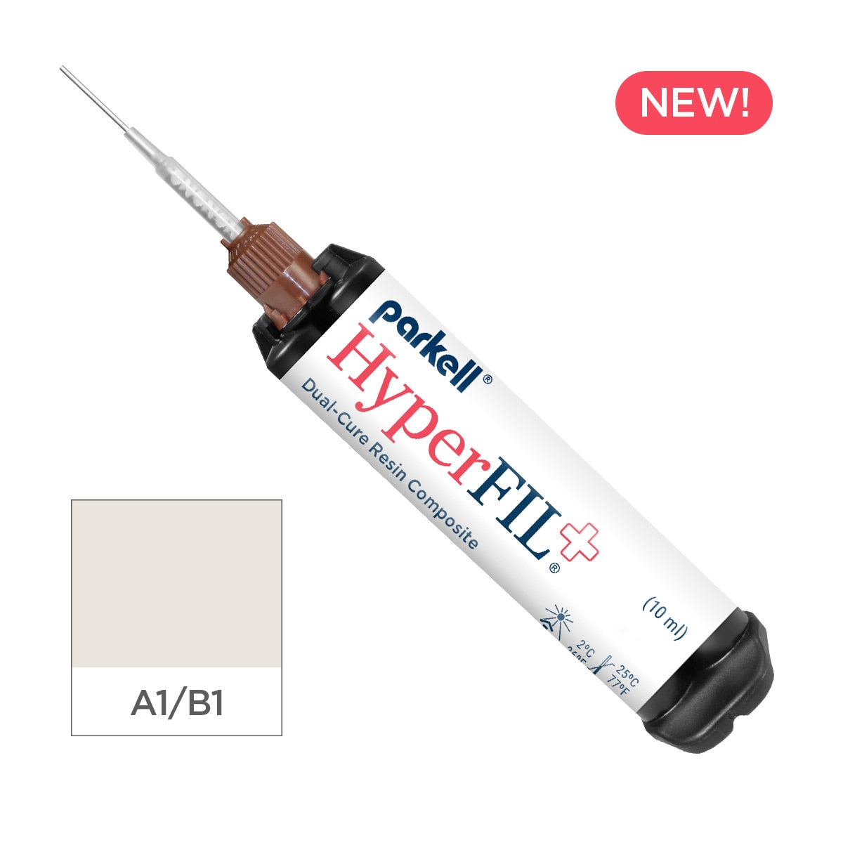 Parkell S237 HyperFIL+L Dental Composite Syringe A1/B1 10mL 16 Tips