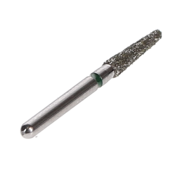 House Brand Dentistry 401861 HSB FG 855L-018C Long Round End Taper Coarse Grit Diamond Burs 10/Pk