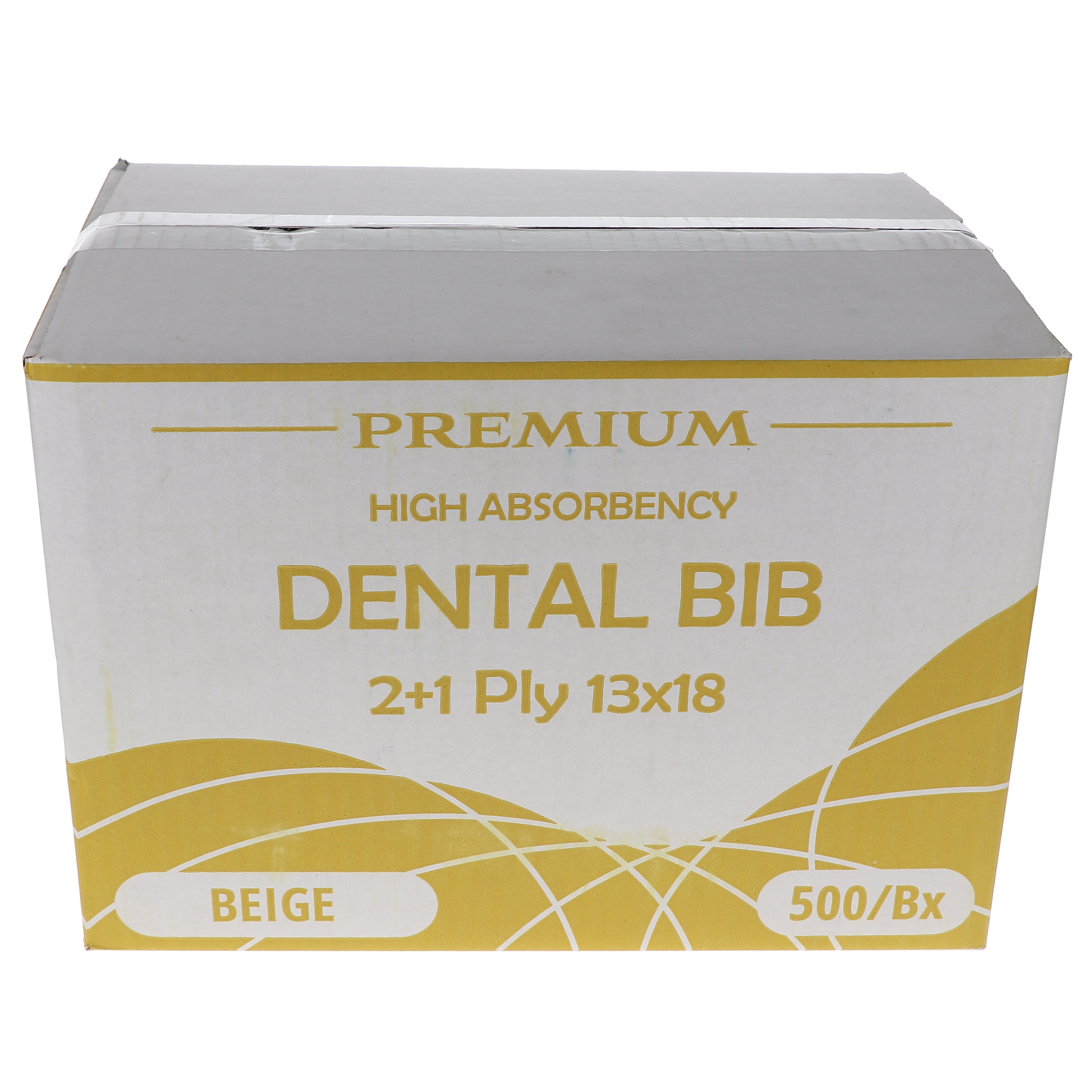 House Brand Dentistry 109221 HSB Dental Patient Bibs 2+1 Ply 13