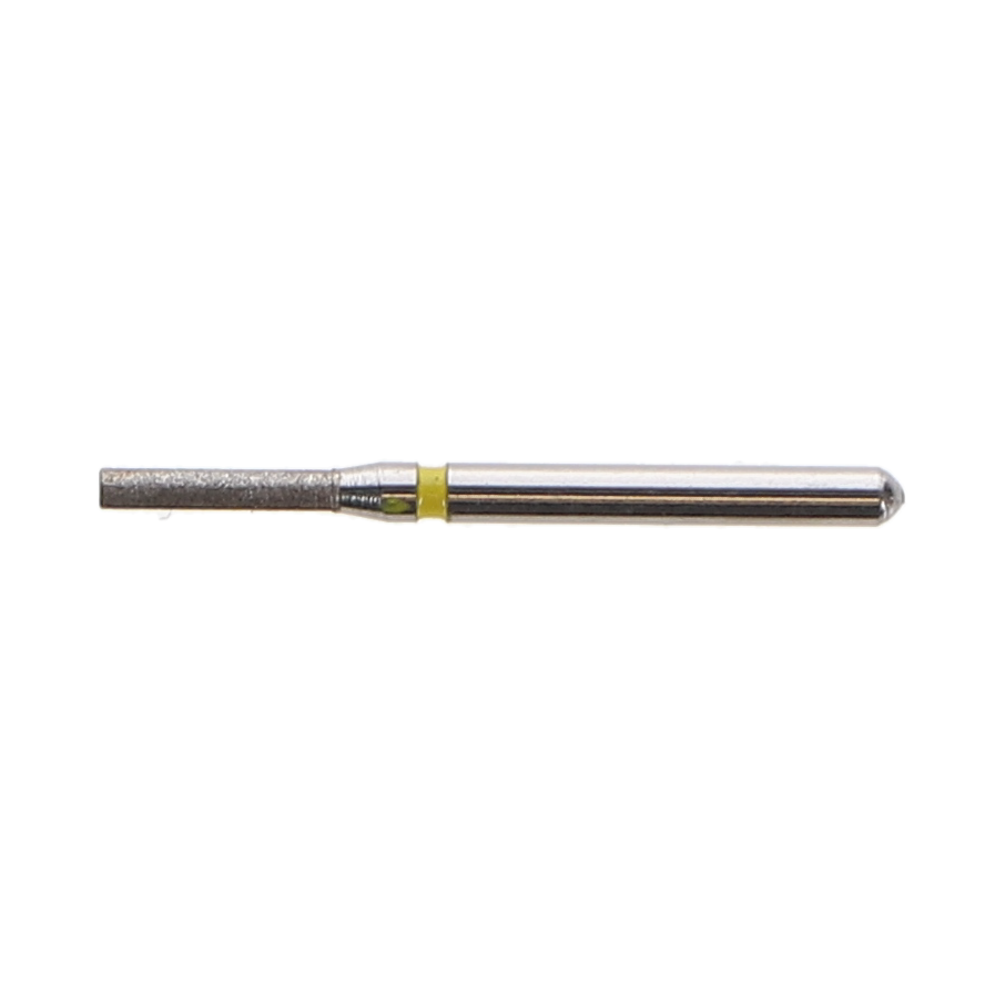 House Brand Dentistry 401831 HSB FG 836-012SF Flat End Cylinder Super Fine Grit Diamond Burs 10/Pk