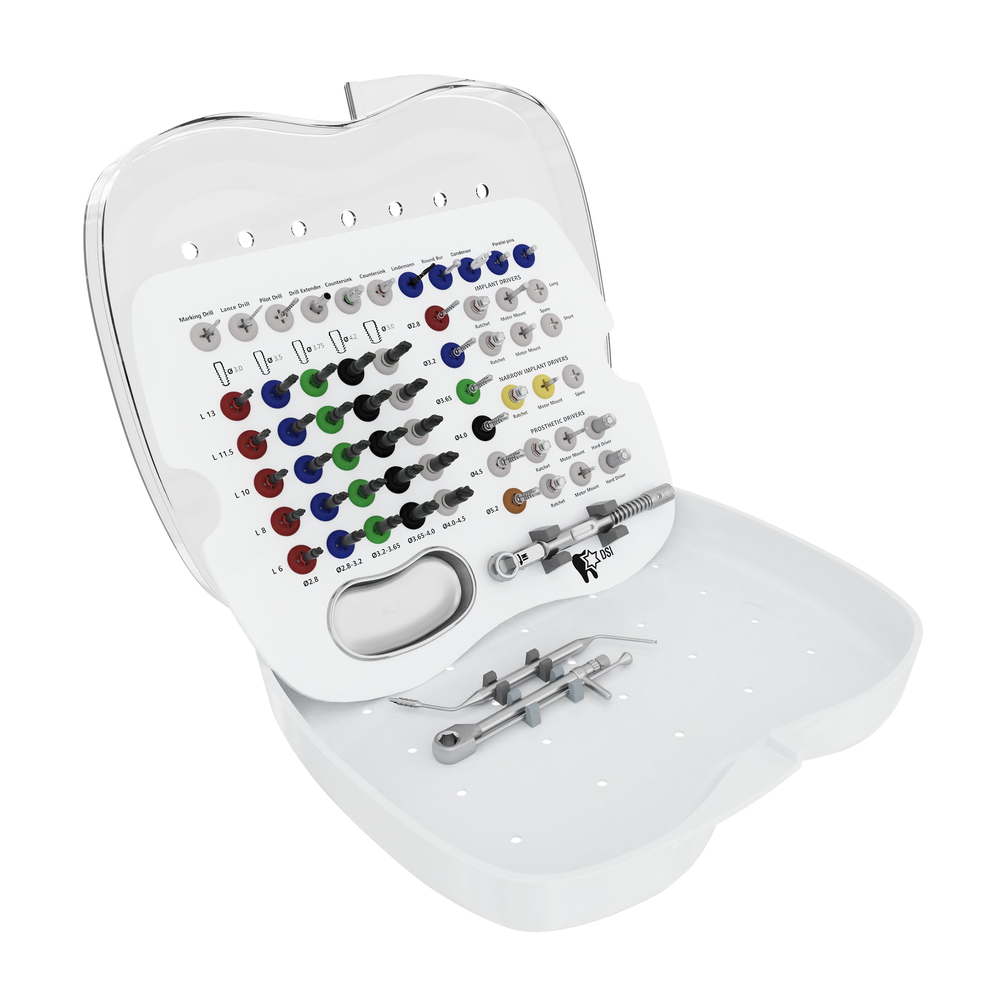DSI SK006 Professional Surgical Endodontic Kit Includes DLC Step&Stop Drills