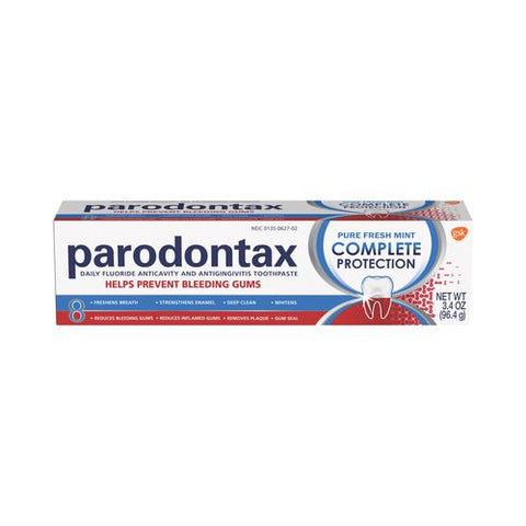 GlaxoSmithKline 38496Z Parodontax Complete Protection Toothpaste Pure Fresh Mint Flavor 12/Pk 3.4 oz