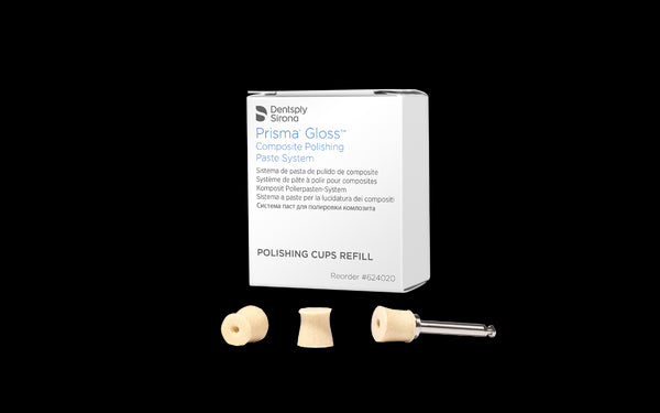 Dentsply Sirona 624020 Prisma Gloss Dental Composite Polishing Cups 100/Pk