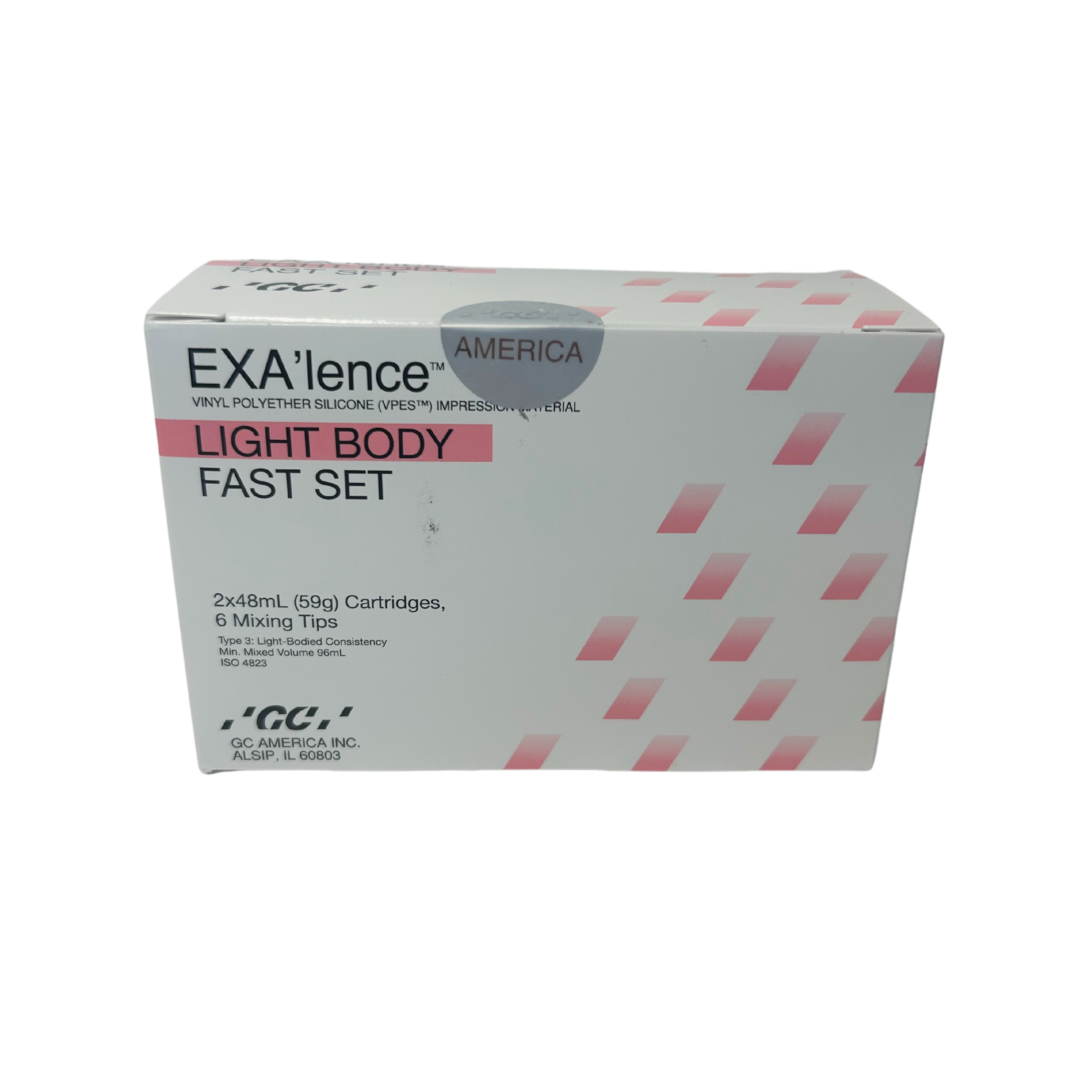 GC 137712 Exa'lence VPES Material Fast Set Extra Light Body Cartridges 32/Pk 48mL