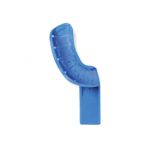 Premium Plus 418 Perforated Impression Trays #8 Quadrant Upper Right/Lower Left Rim Lock 10/Pk