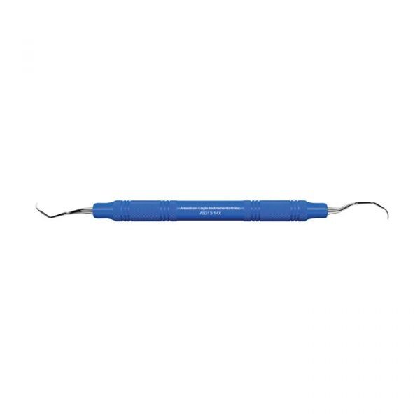 American Eagle Instrument AEG13-14X Double End #13-14 Gracey Curette 3/8 Blue Eaglelite