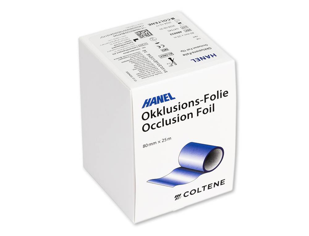 Coltene Whaledent 480032 Occlusion Foil Red Single Sided 80mm 25m