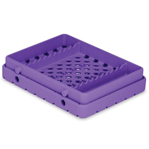 Practicon 7141911-PUR Cool Cassette 2 Pure Purple 10 Instrument Tray
