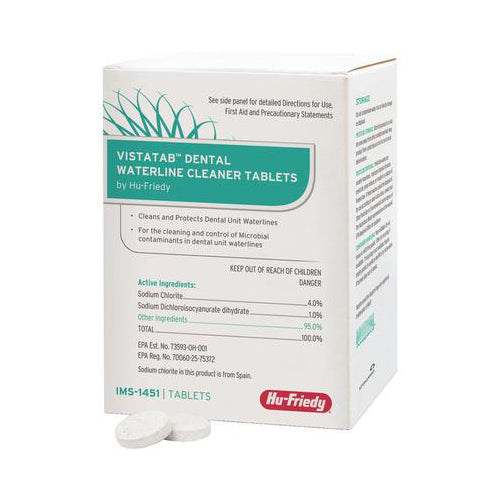 Hu-Friedy IMS-1451 VistaTab Dental Waterline Cleaner Tablets 15/Pk