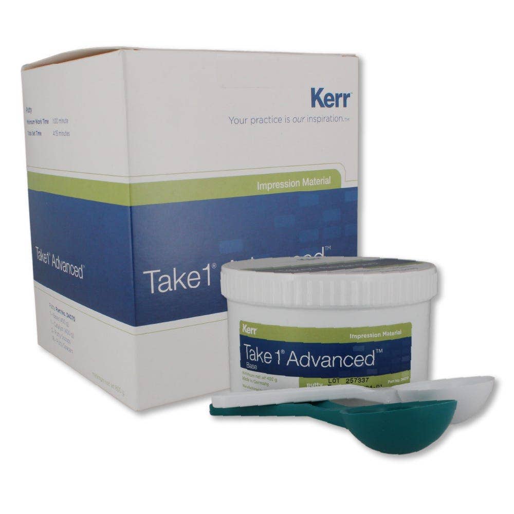 Kerr Dental 34070 Take 1 Advanced VPS Putty Base & Catalyst 400gm
