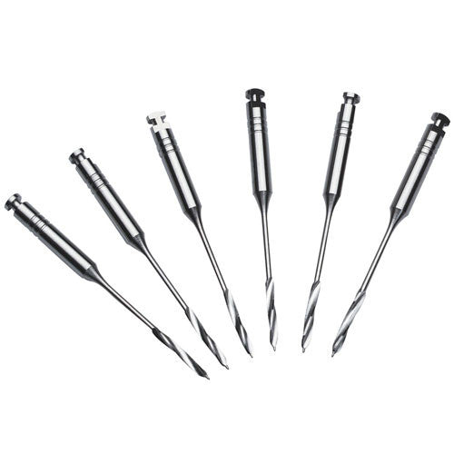 Dentsply Sirona 671543 Peeso Reamers #1-6 28mm Stainless Steel 6/Pk