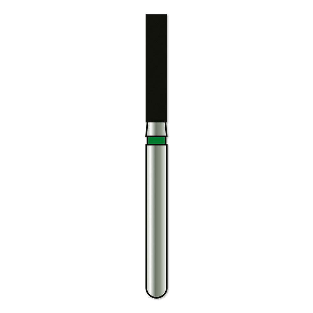 Coltene Whaledent X837RC014 Alpen X1 Sterile FG Modified Flat End Cylinder Coarse Grit Diamond Burs 25/Pk