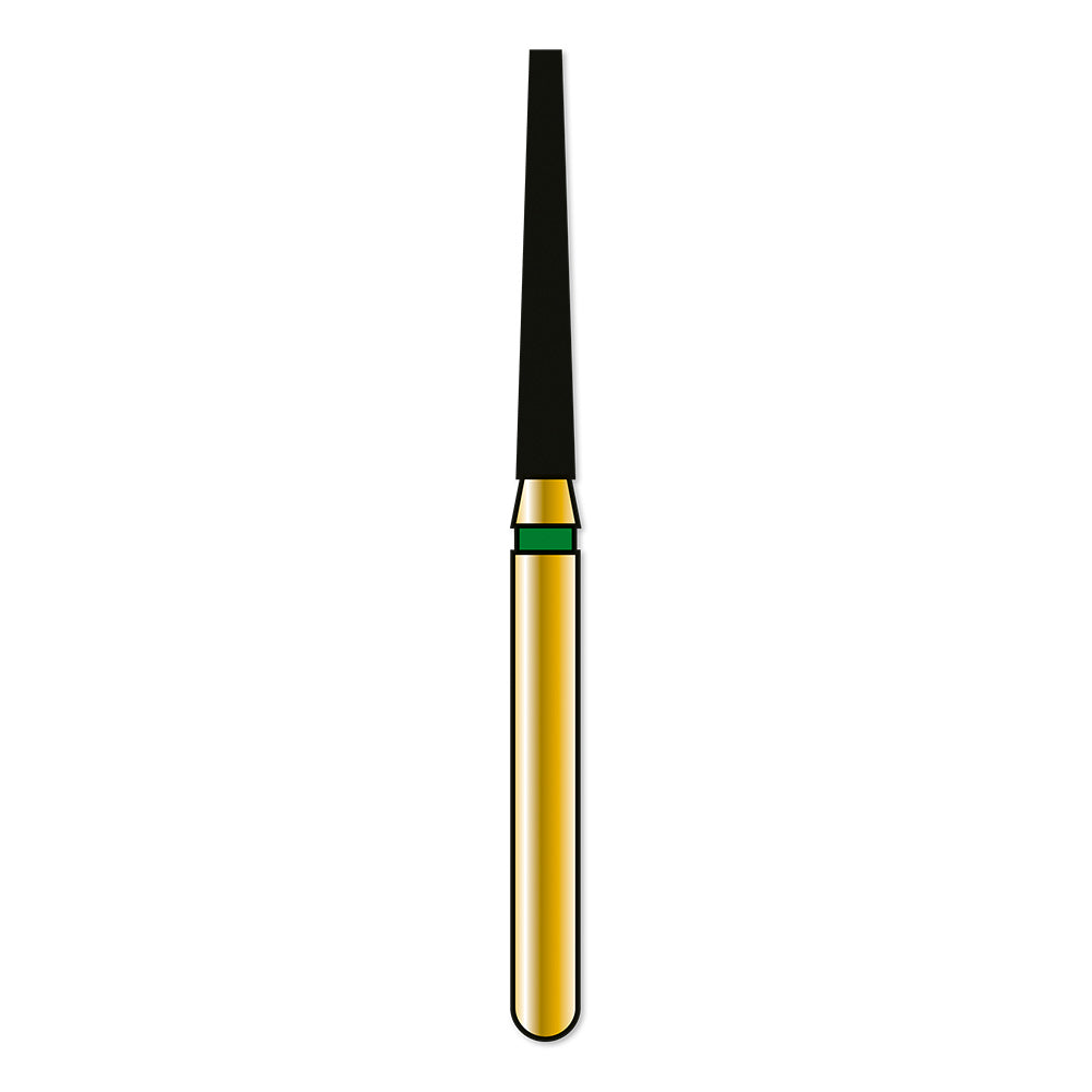 Coltene Whaledent R848C014FG Alpen FG Flat End Taper Coarse Grit Diamond Burs 5/Pk