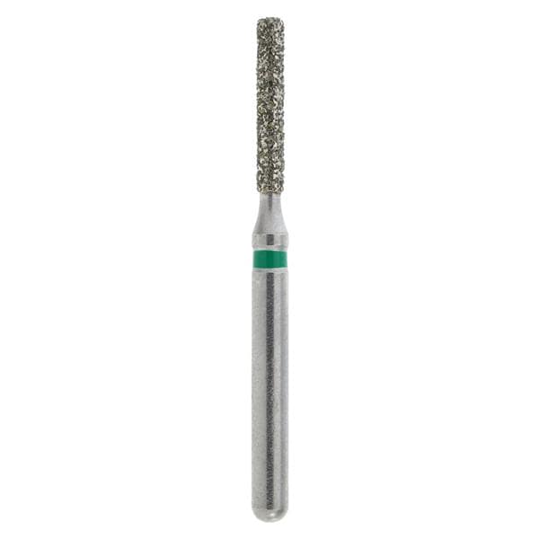 Premier Dental 2015302 Two Striper FG #575.7C Cylinder Round Edge Coarse Grit Diamond Burs 5/Pk