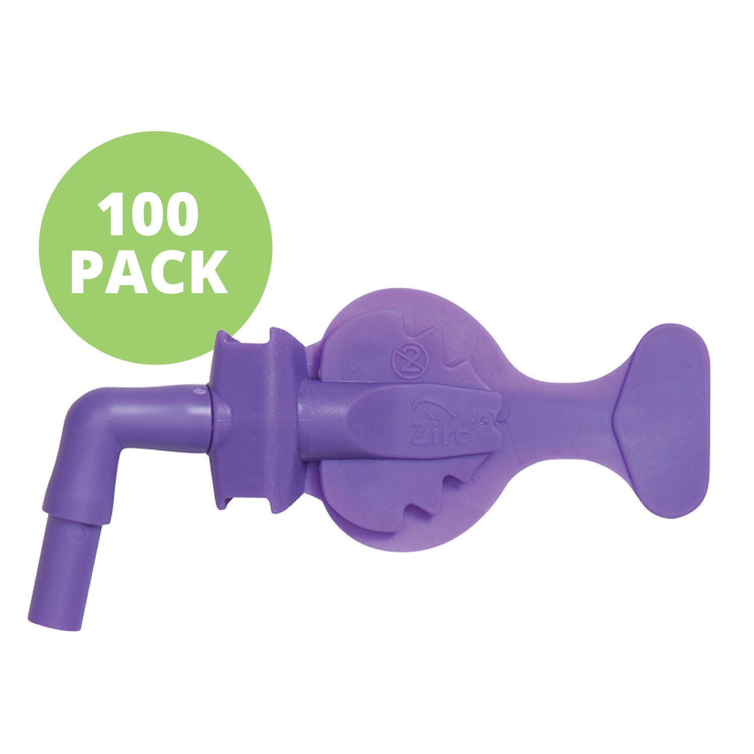 Zirc Dental 50Z989MD-B Mr. Thirsty One-Step Isolation Device Medium Purple 100/Pk