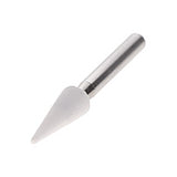 House Brand Dentistry 411301 HSB FG Pointed Cone White Mounted Stone CN1 12/Pk