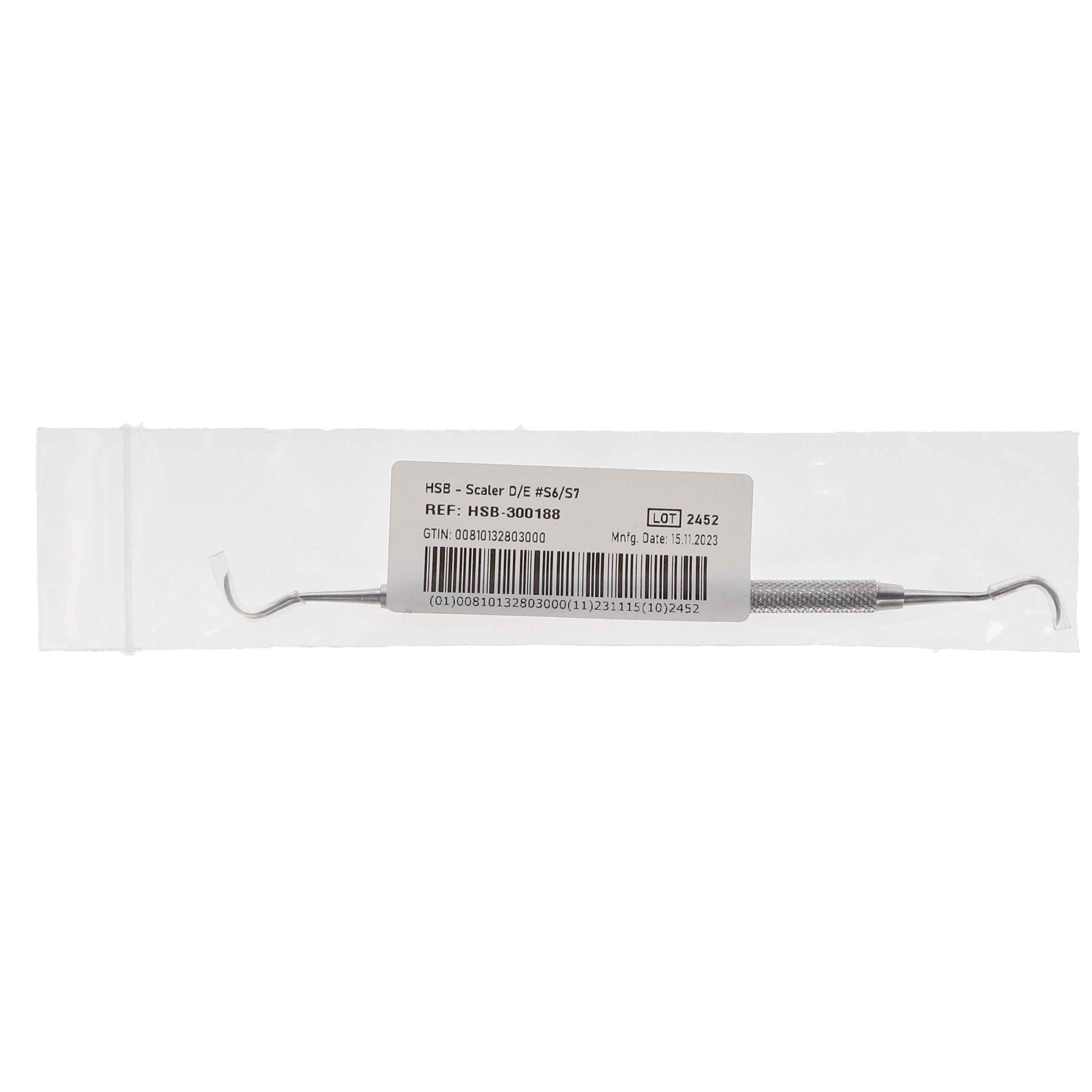 House Brand Dentistry 300188 HSB Double End #S6/S7 Dental Scaler