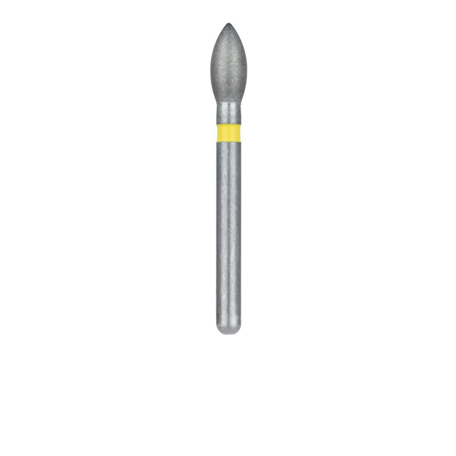 Meisinger 830C-023-FG FG Pointed Football Extra Fine Grit Diamond Burs 5/Pk