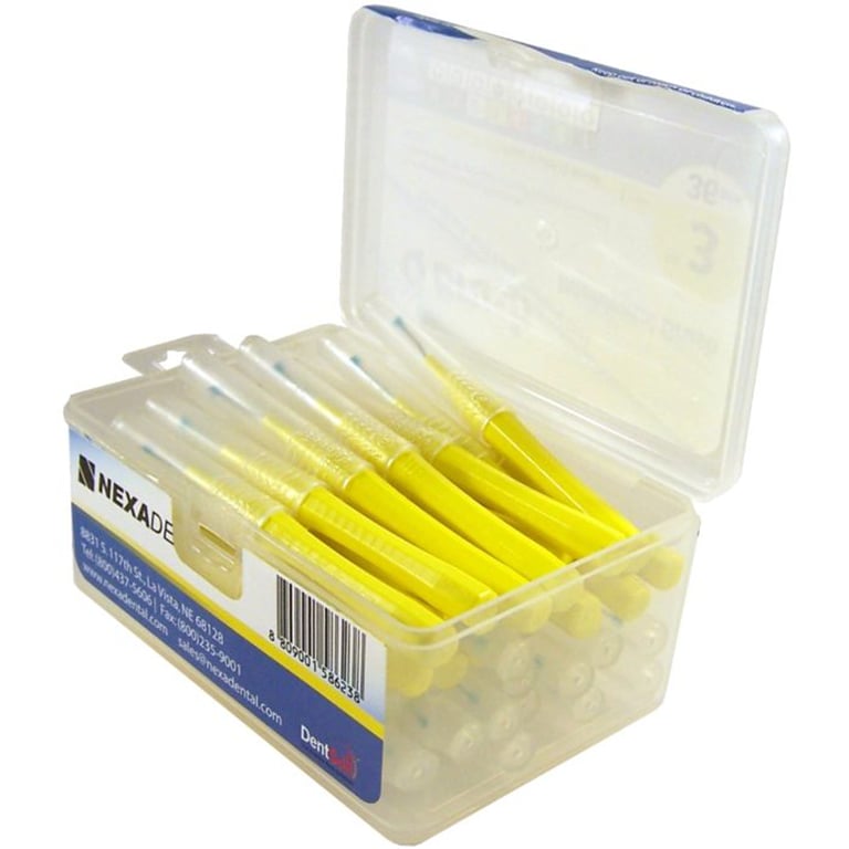 Young Dental QB336 OrthoQuest Q Brushes Size #3 36/Bx