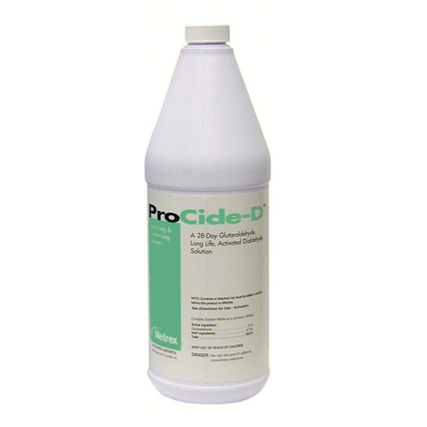 Metrex 10-2865 ProCide-D High Level Disinfectant 28 Day 1 Quart 32 Oz