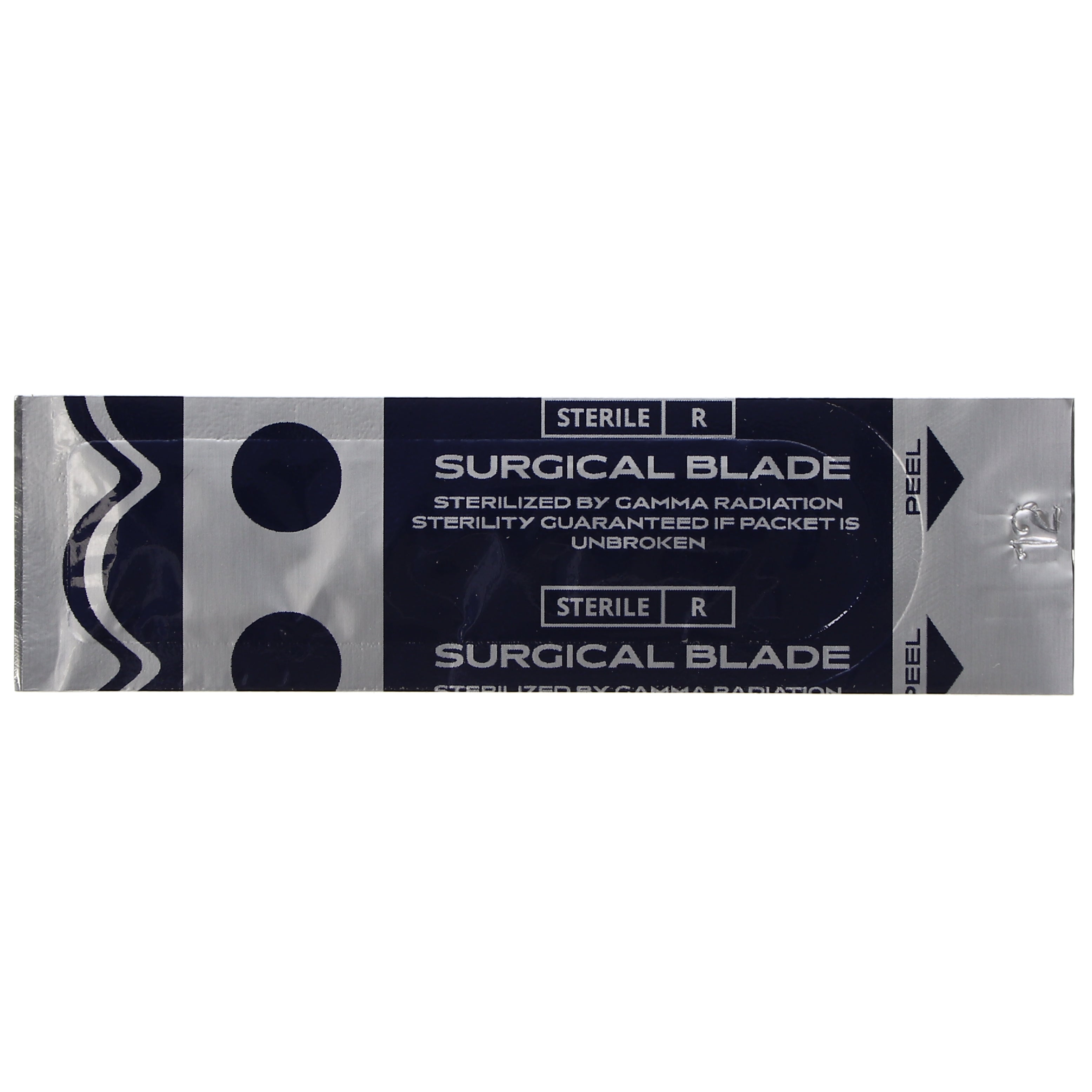 House Brand Dentistry 103100 HSB #12 Sterile Carbon Steel Surgical Scalpel Blades 100/Pk