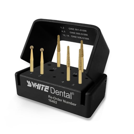 SS White 16402 Master Zirconia Dental Crown Removal Kit