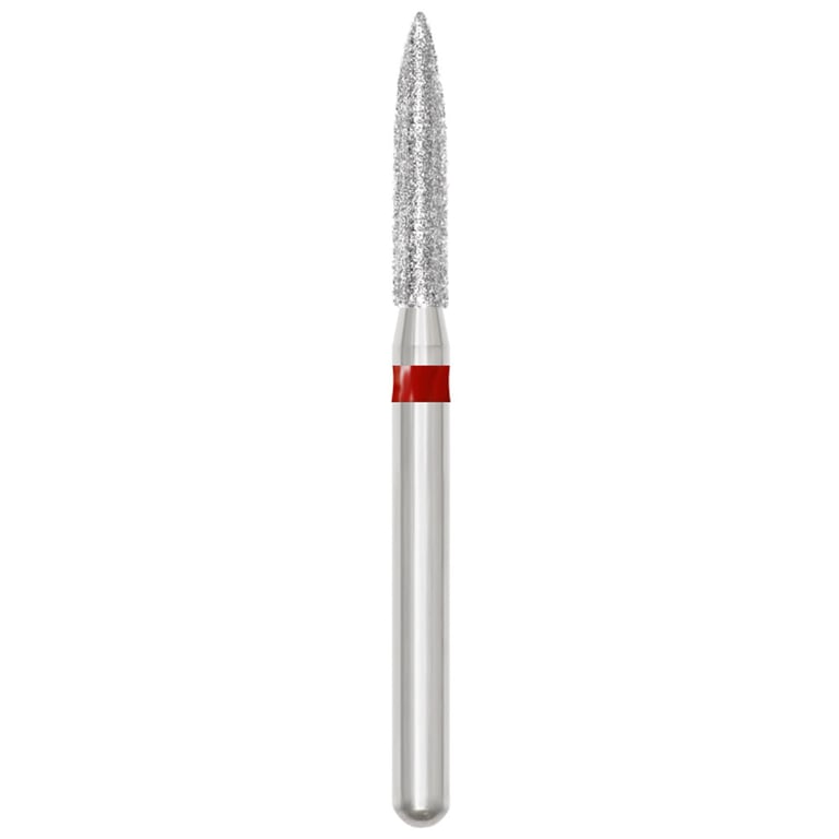 SS White 91342-5 Revelation FG 862-016F Flame Shaped Fine Grit Diamond Burs 5/Pk