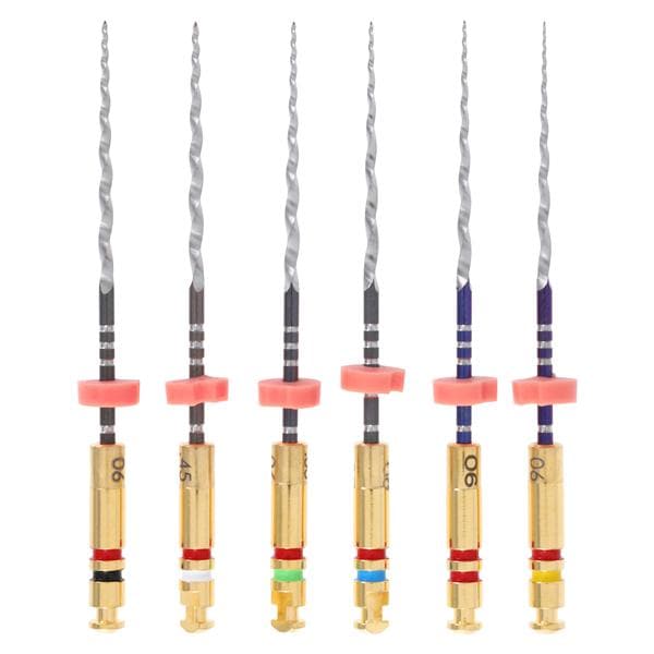 Kerr Dental 818-0625 ZenFlex NiTi Rotary Files .06 / 25mm Assorted 6/Pk