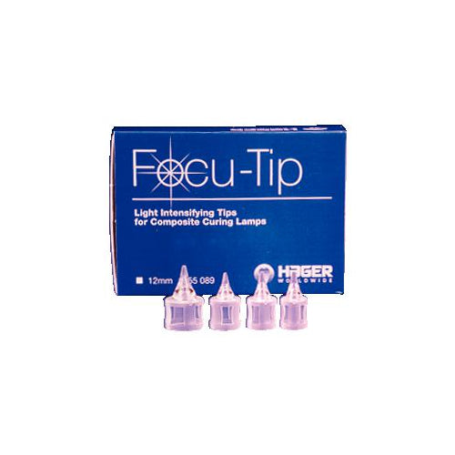 Hager 355087 Focu-Tip Light Intensifying Curing Tips 8.0mm 2/Pk