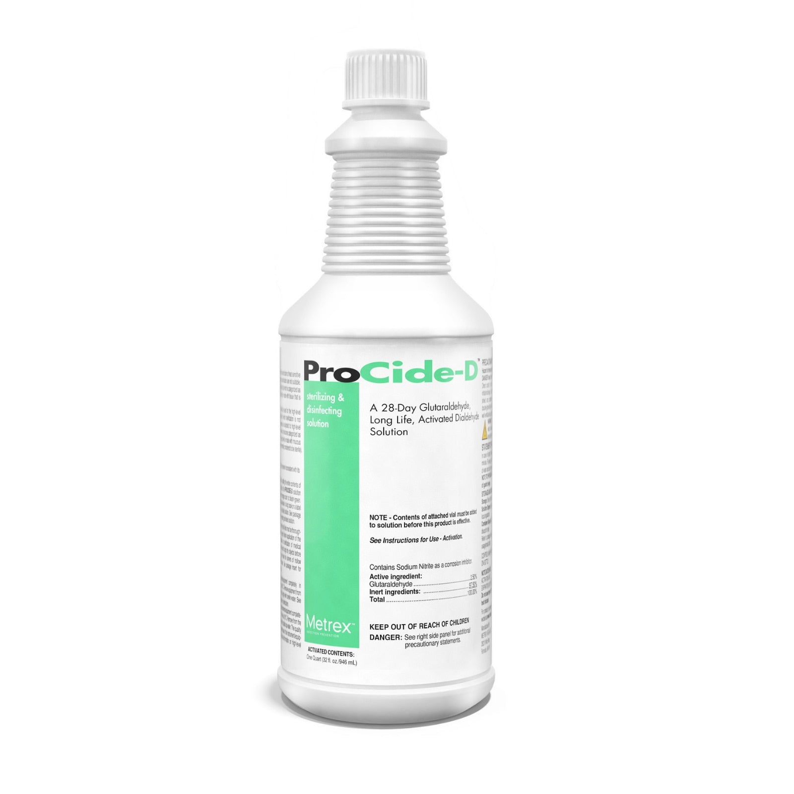 Metrex Research Corp 10-2865 Procide-D 2.5% Glutaraldehyde Solution 32 Oz