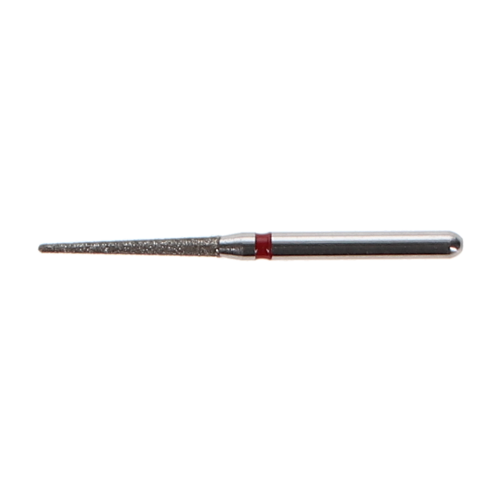 House Brand Dentistry 401855 HSB FG 850-012F Round End Taper Fine Grit Diamond Burs 10/Pk