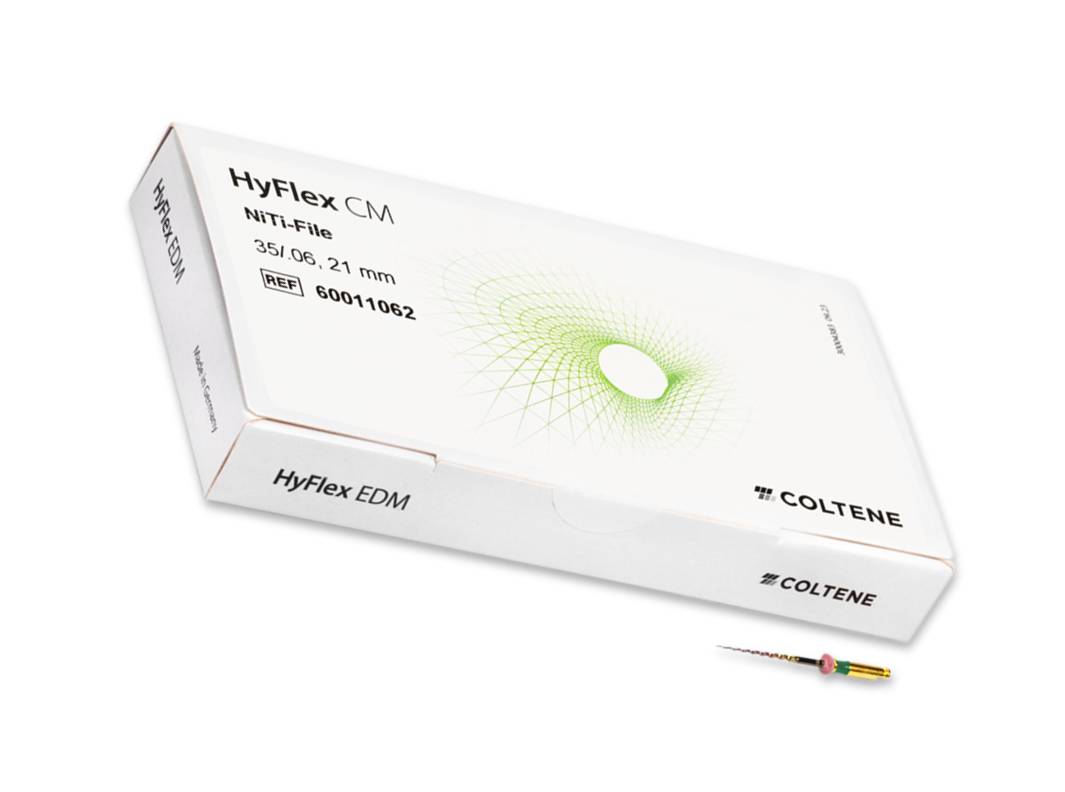Coltene Whaledent H8210635 HyFlex CM Endodontic NiTi Files 35/.06 21mm 6/Pk