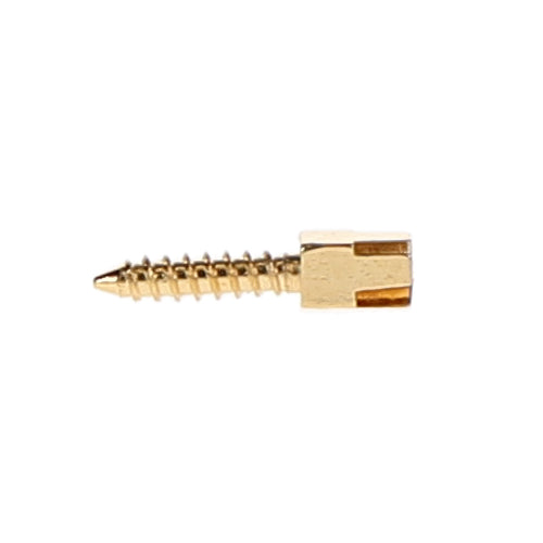 House Brand Dentistry 400023 HSB Gold Plated Screw Posts S2 #2 Short 7.8mm 12/Pk
