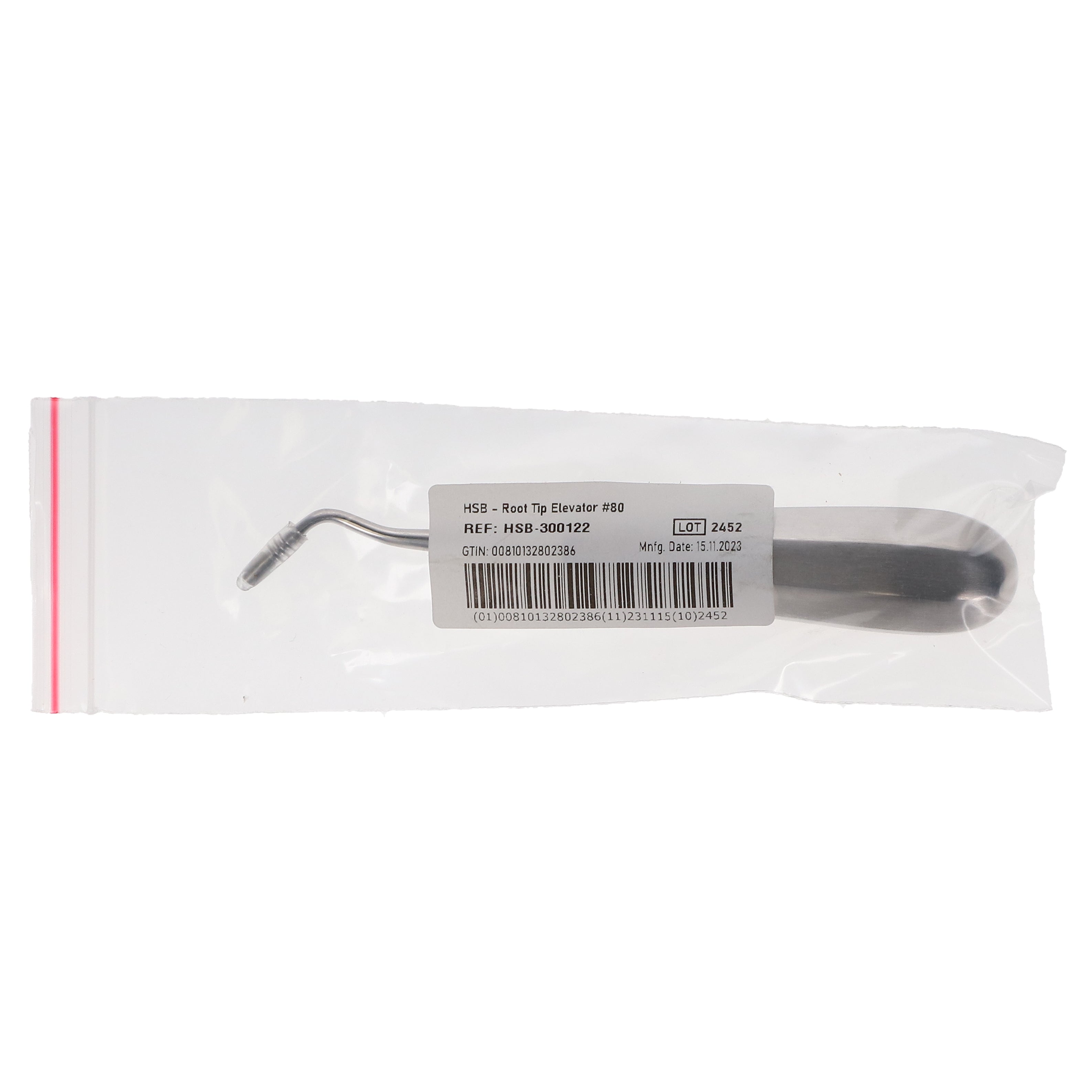 House Brand Dentistry 300122 HSB Root Tip #80 Dental Elevator