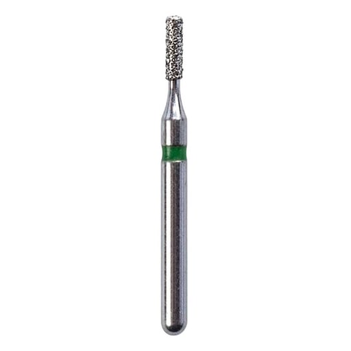 Mydent 835-010C-5 Defend FG Flat End Cylinder Coarse Grit Diamond Burs 5/Pk