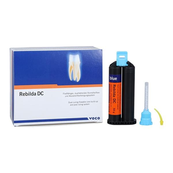 Voco 1397 Rebilda DC Automix Core Buildup Fluoride Releasing Cartridge Refill Blue 50 Gm Dual Cure EXP Jul 2026