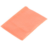 House Brand Dentistry 109237 HSB Dental Patient Bibs 3+1 Ply 13" X 18" Peach 500/Bx