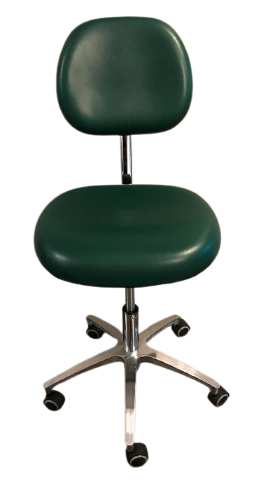 Premium Plus WIN5012-GREEN Doctor Stool Ultra Stable Base Adjustable Height Dusty Jade Green