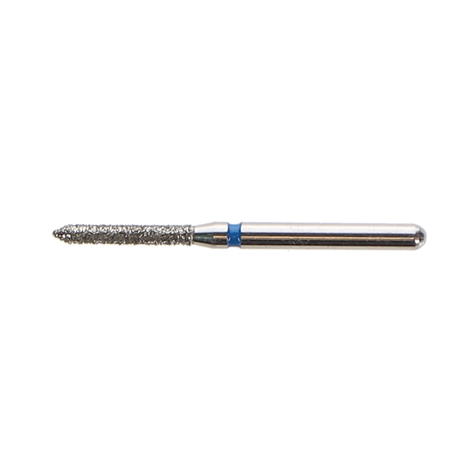 House Brand Dentistry 401906 HSB FG 878-012M Beveled Cylinder Medium Grit Diamond Burs 10/Pk