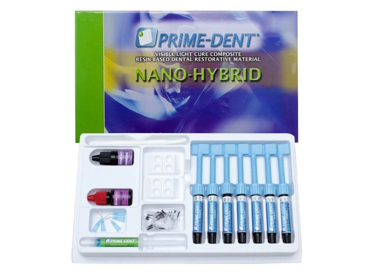 Prime Dental 001-610 Prime-Dent Nano-Hybrid Composite Syringes 7/Pk ...