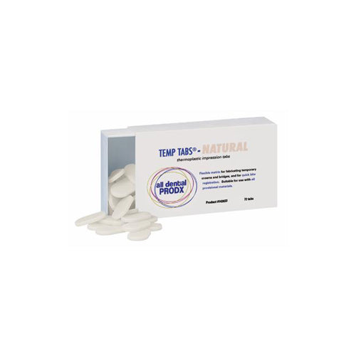 DMG 143033 Temp Impressions Dental Tabs Natural 72/Pk