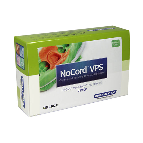 Centrix 310281 NoCord VPS Impression Mega Body Tray Material 2/Pk EXP Sep 2024