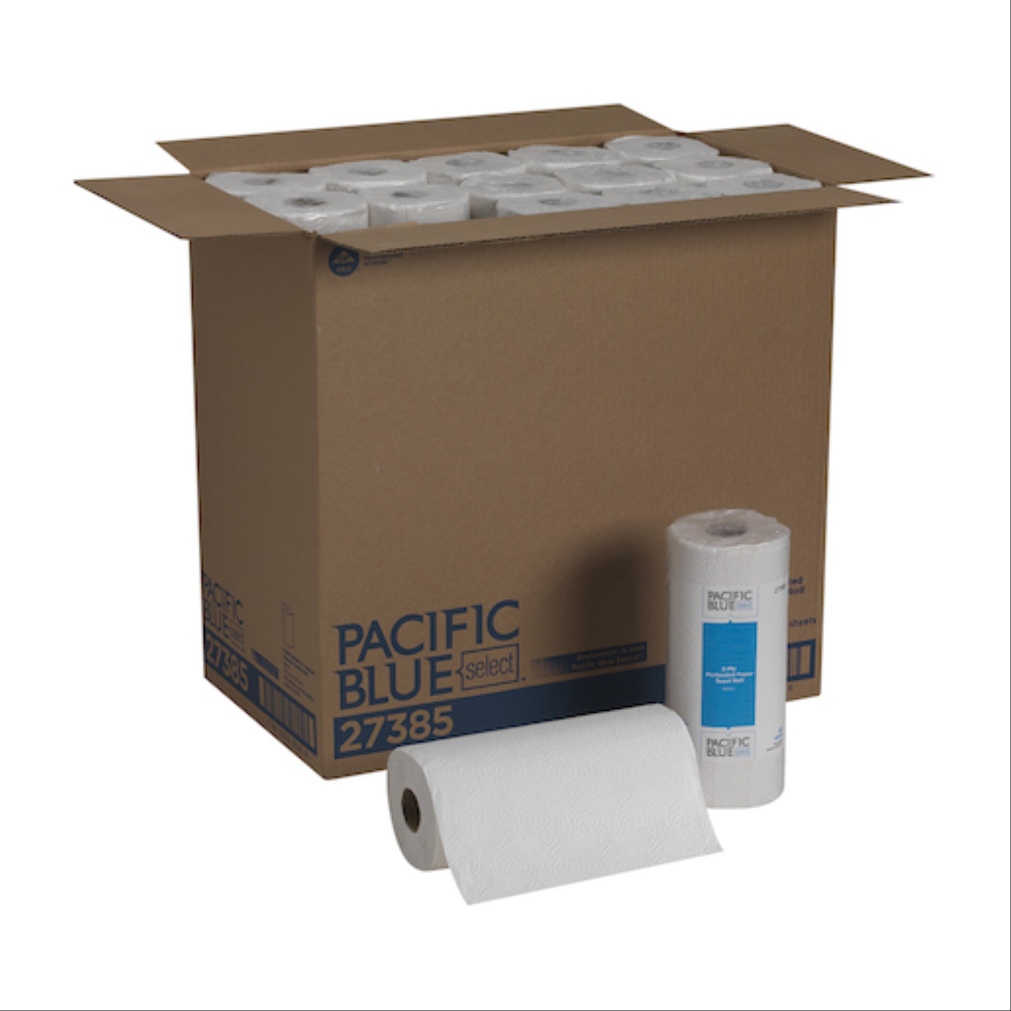 Georgia Pacific 27385 Jumbo Perforated Roll Towels White 11 x 8.8 Sheets 85 sht/rl 30 Rl/Cs