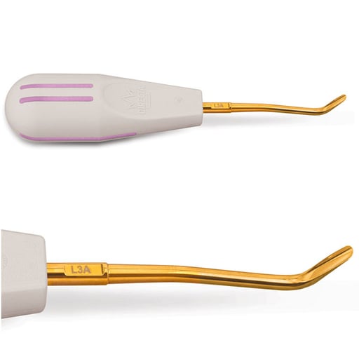 Directa 506436 Luxator Dental Elevator 3mm Angled Titanium