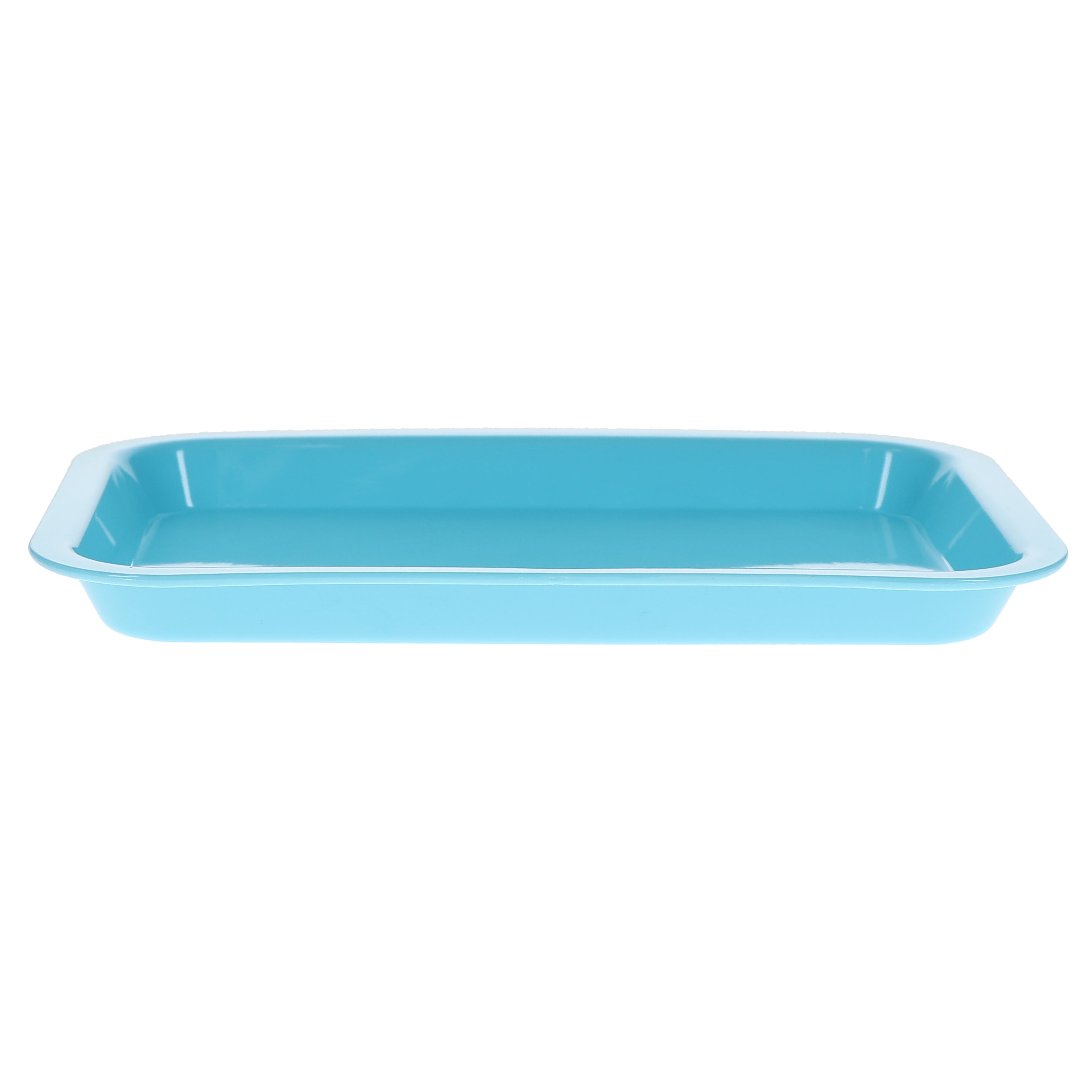 House Brand Dentistry 108156 HSB Set-Up Tray Flat #F Baby Blue Plastic 9-5/8