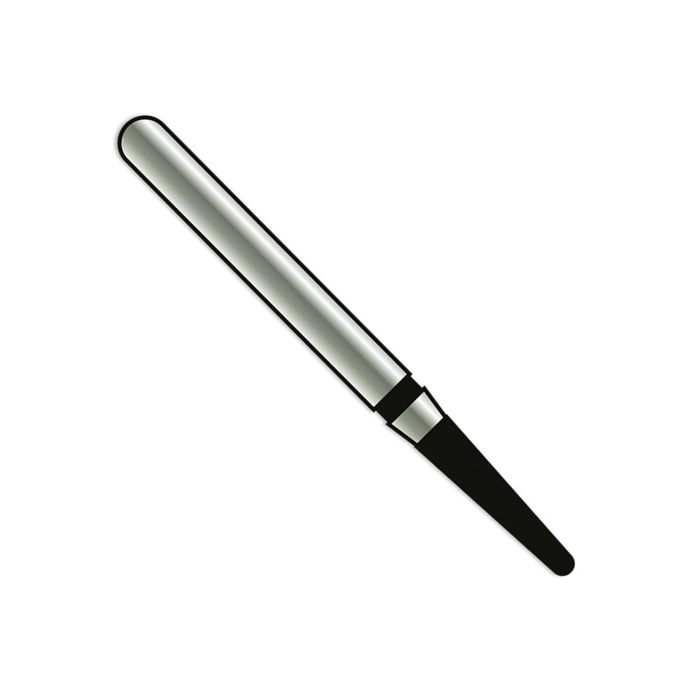 Coltene Whaledent X855SC014S Alpen x1 FG #855.014 Round End Taper Short Shank Super Coarse Grit Diamond Burs 25/Pk